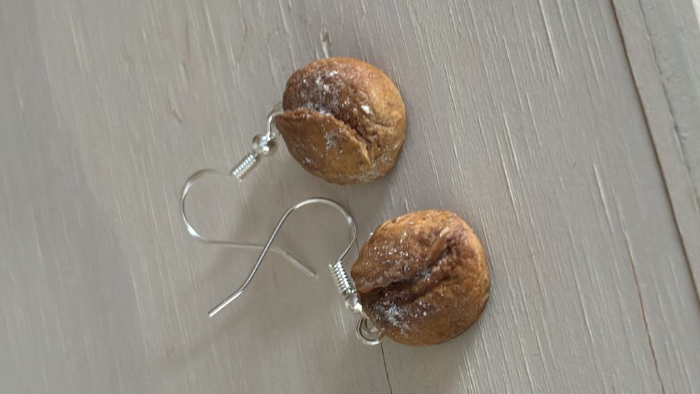 Sourdough dangle earrings 