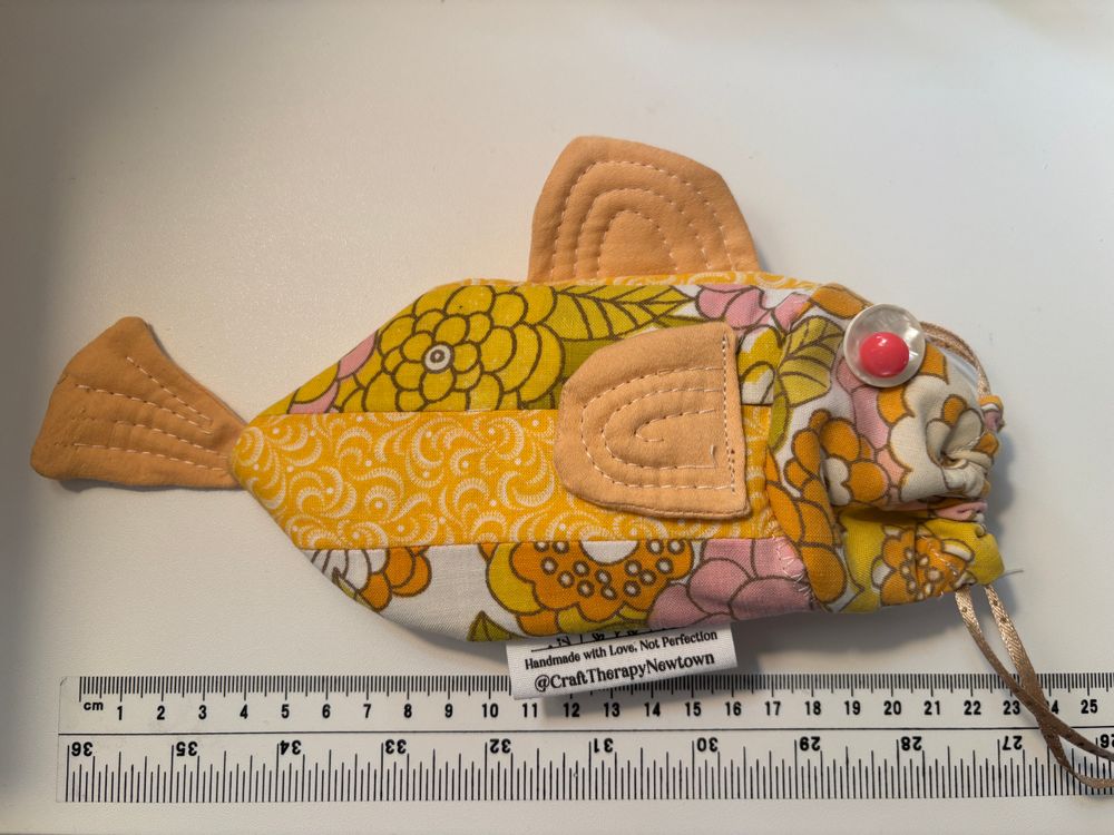 Retro Fish sunglasses case 
